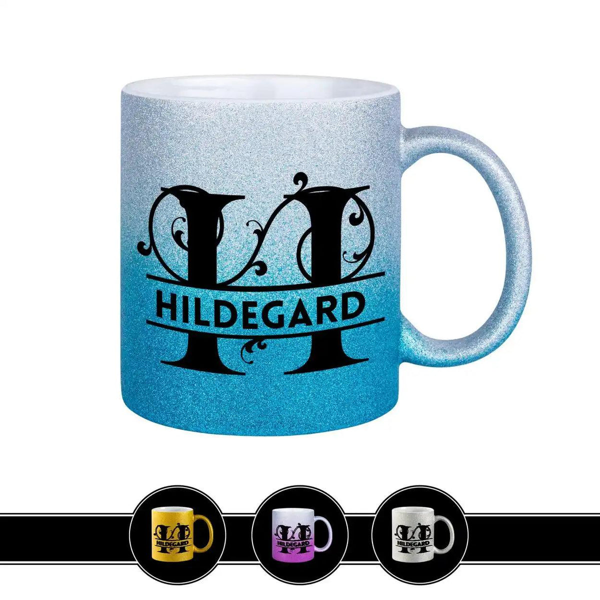 Personalisierte Tasse mit Namen | Buchstabe H - Druckerino