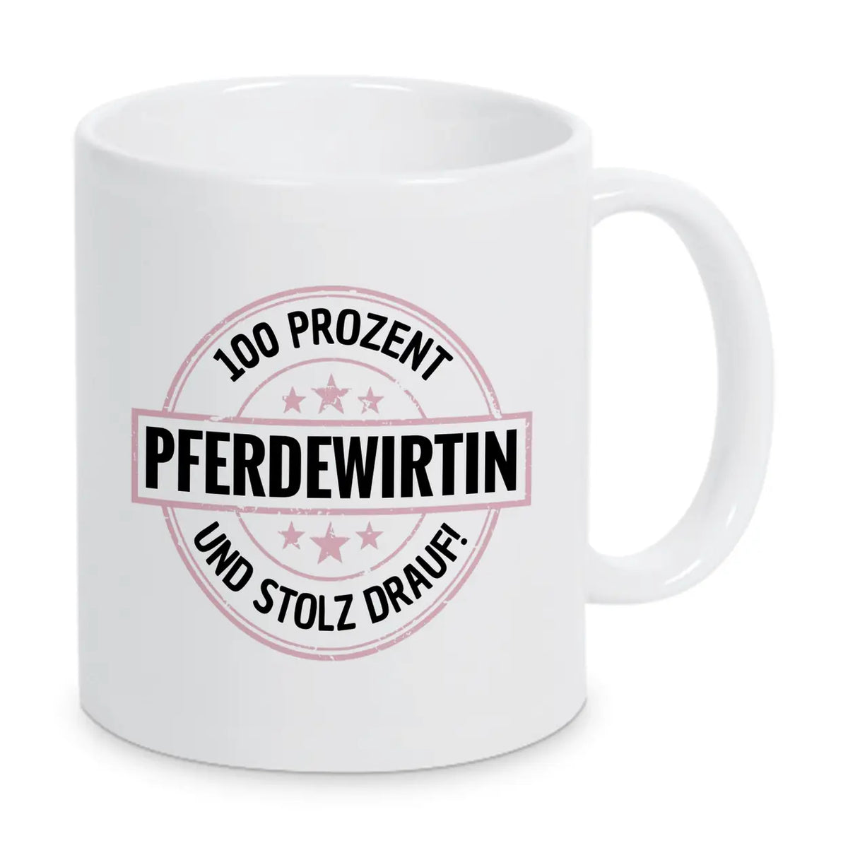 Pferdewirtin 100 Prozent Tasse - Druckerino
