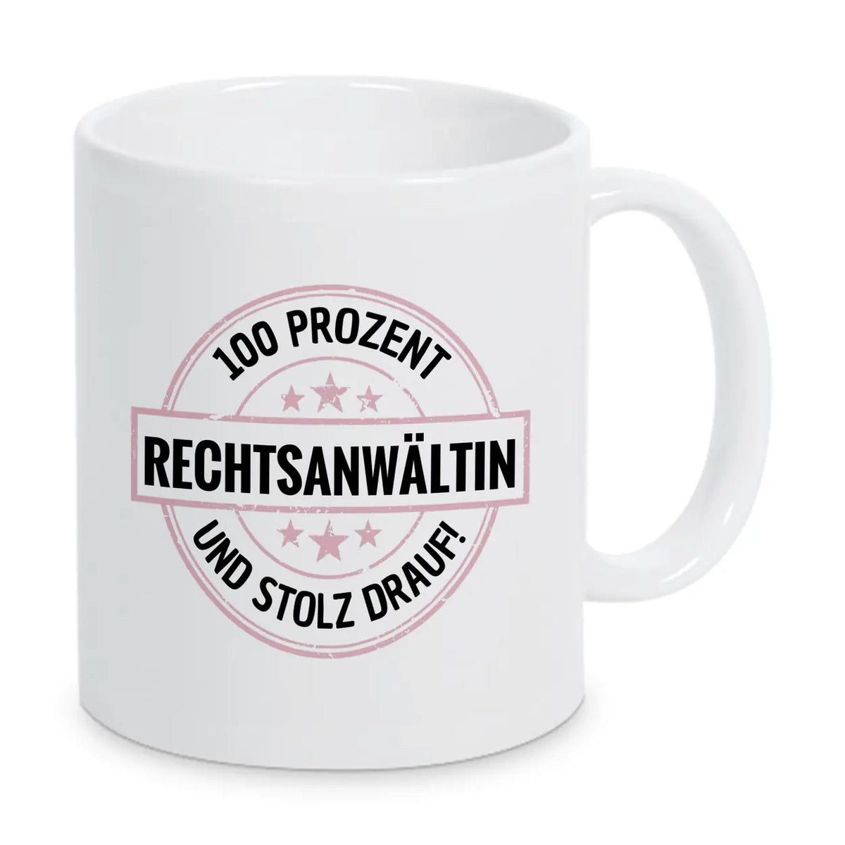 Rechtsanwältin 100 Prozent Tasse - Druckerino
