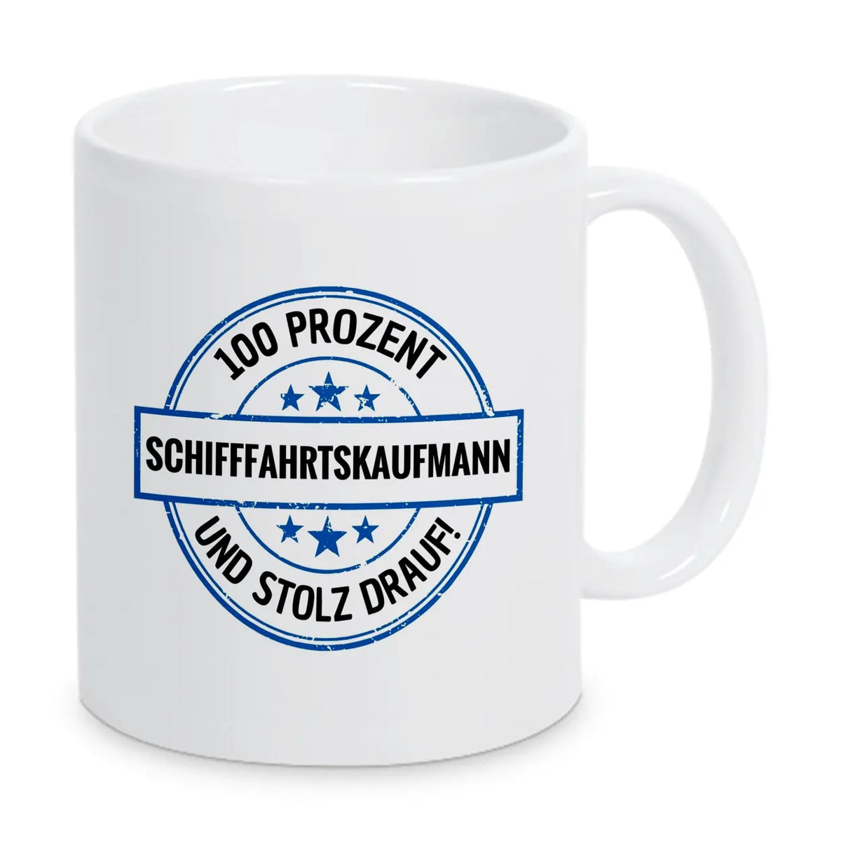 Schifffahrtskaufmann 100 Prozent Tasse - Druckerino