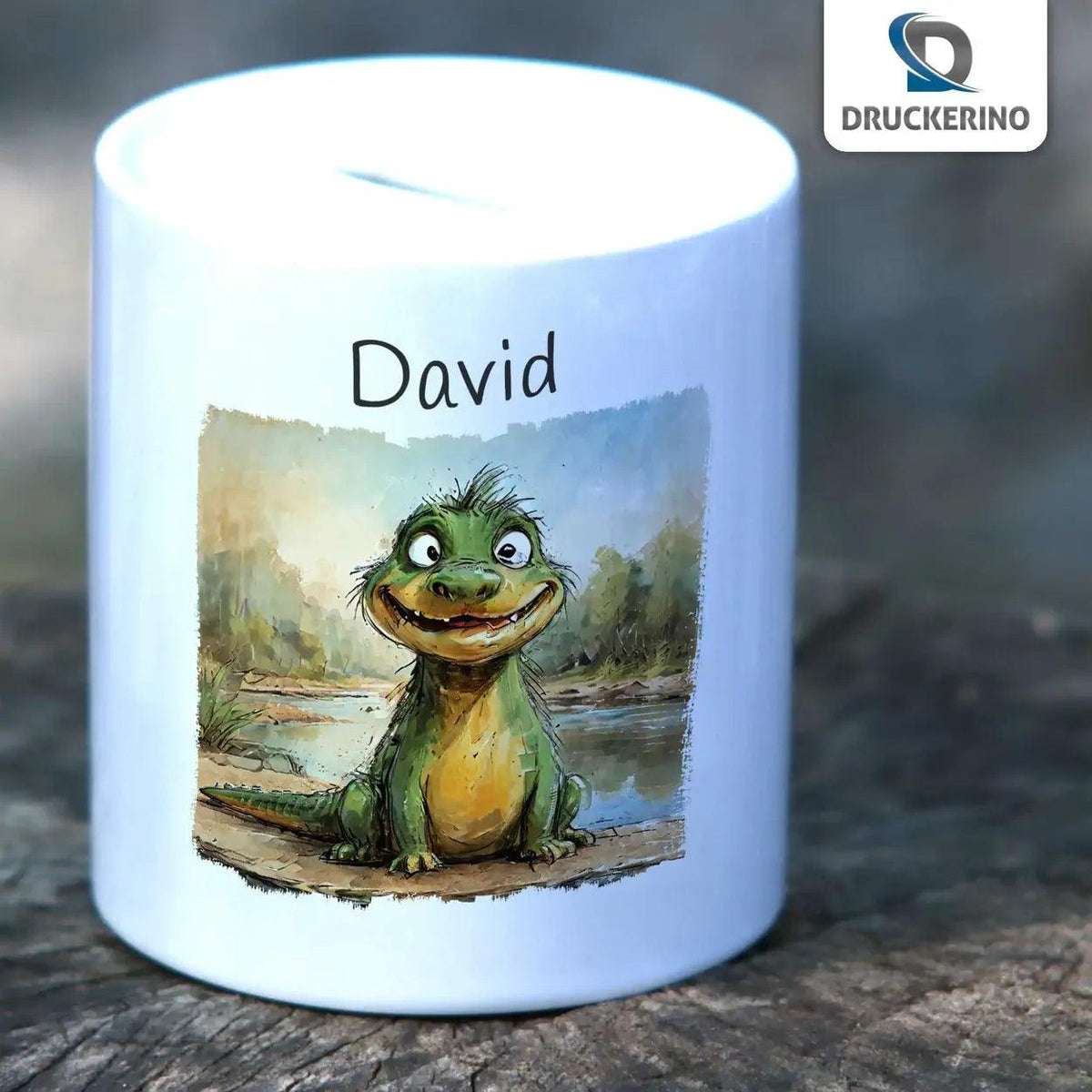 Spardose Kinder Abenteue-Drache - Druckerino