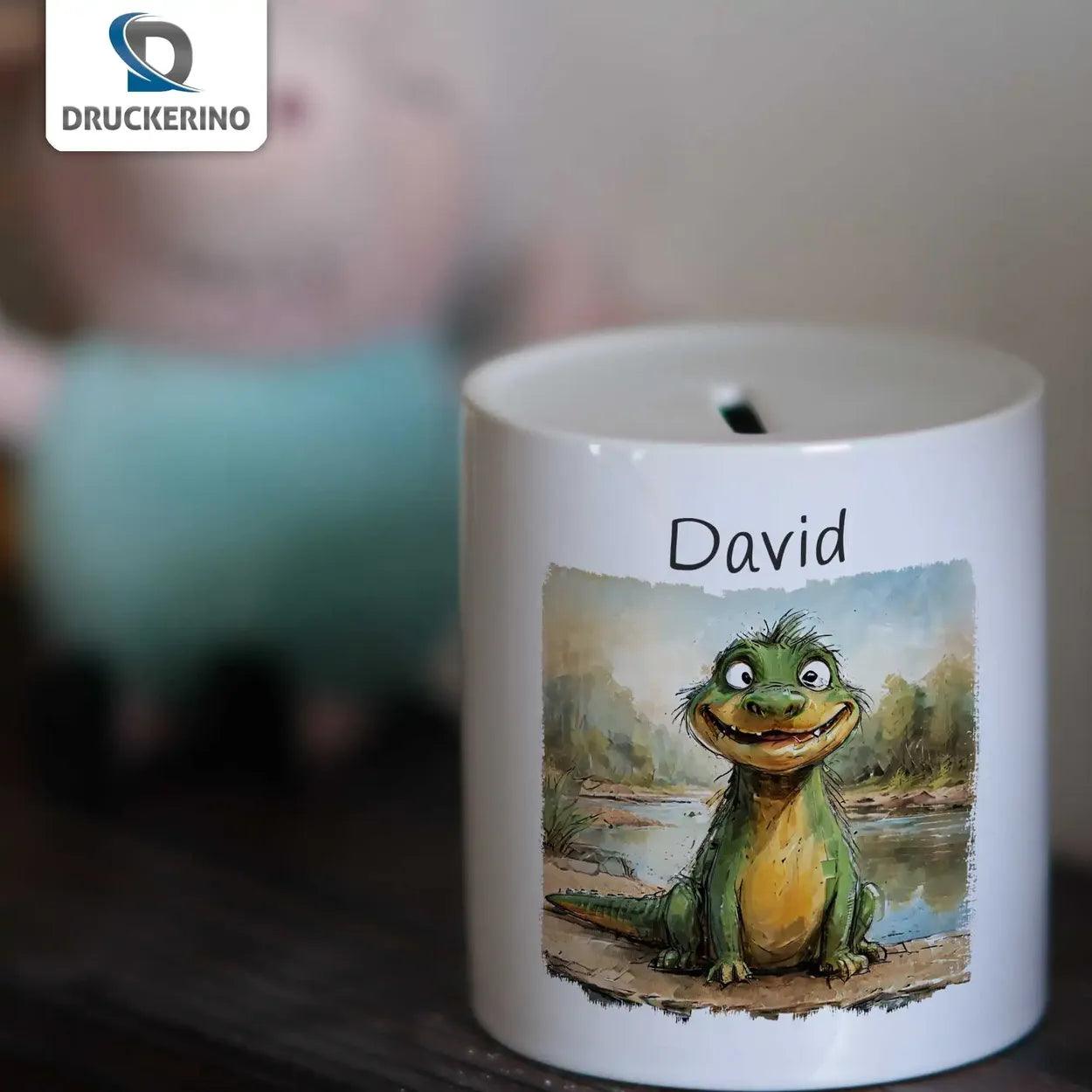 Spardose Kinder Abenteue-Drache - Druckerino