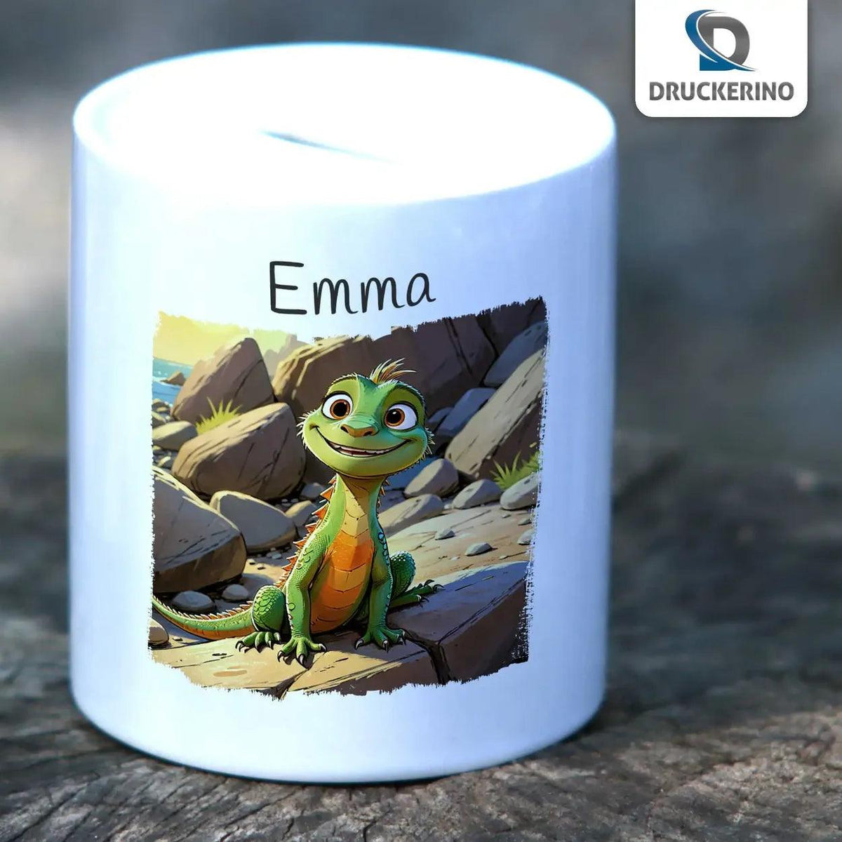 Spardose Kinder Abenteuer Dino - Druckerino