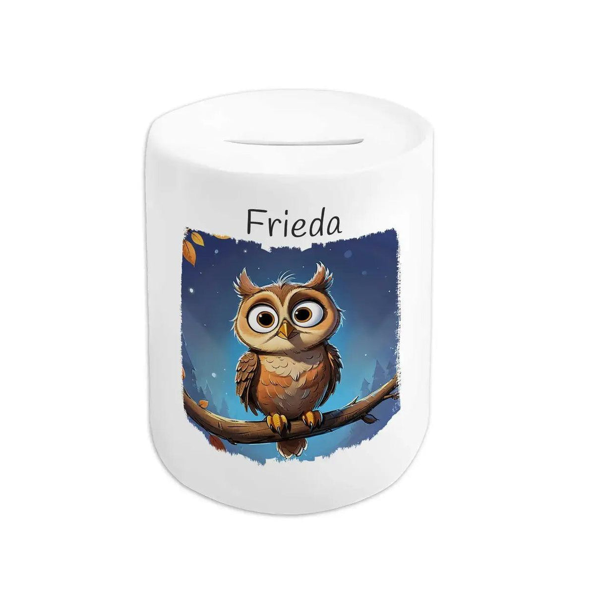 Spardose Kinder Abenteuer Eule - Druckerino