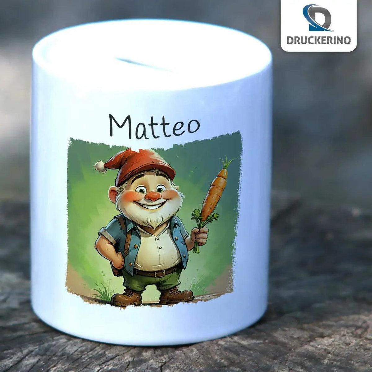 Spardose Kinder Abenteuer-Schatzwächter - Druckerino