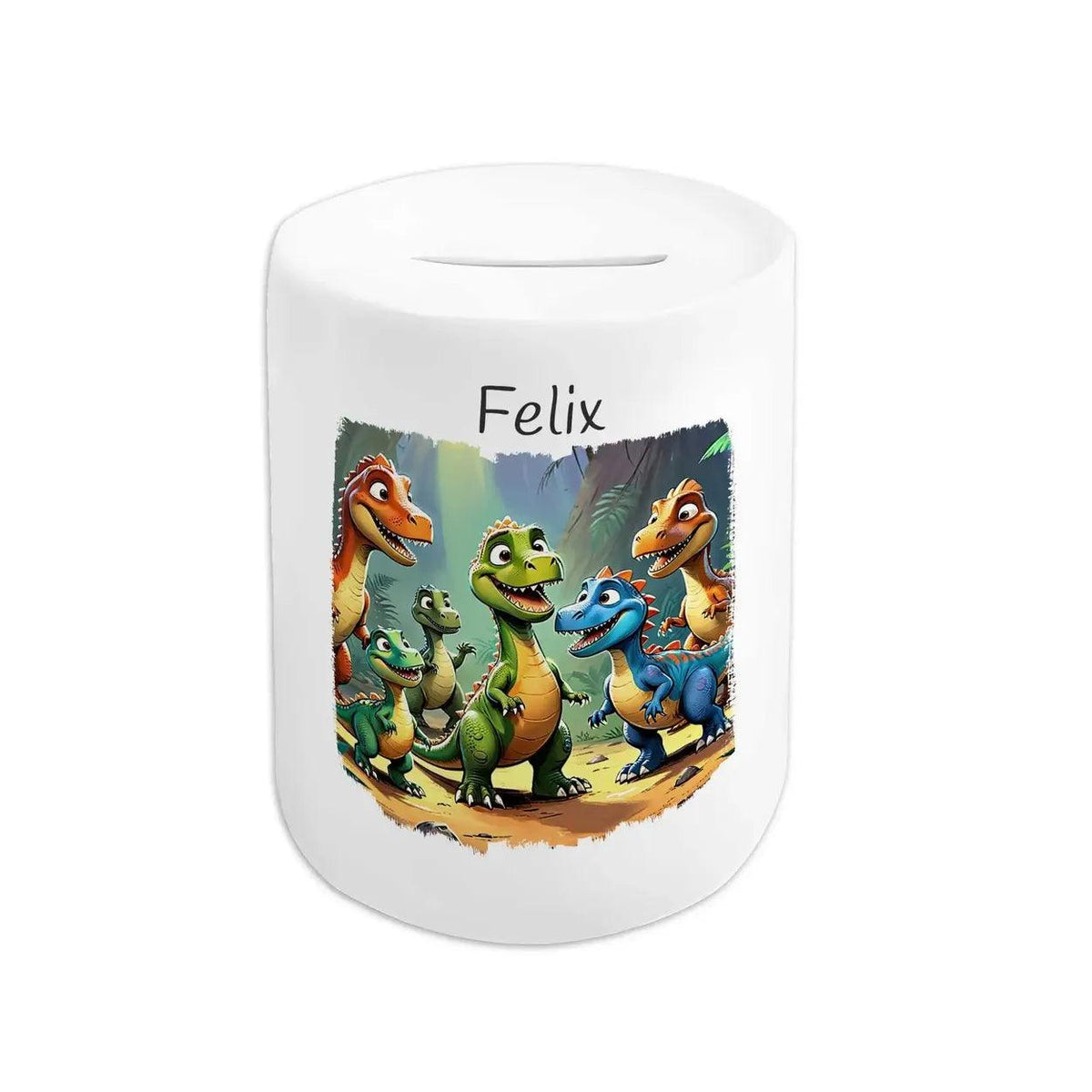 Spardose Kinder Dino-Abenteuer - Druckerino