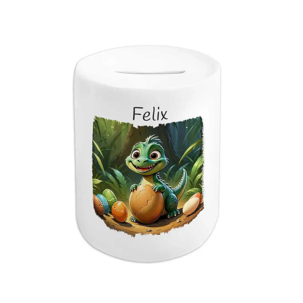 Spardose Kinder Dschungel Dino - Druckerino