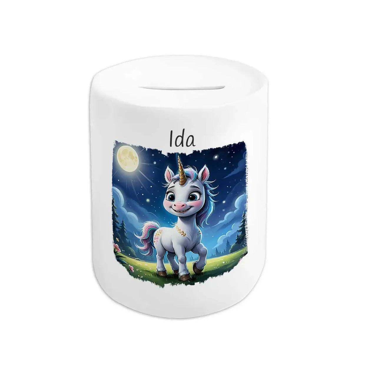 Spardose Kinder Einhorn - Druckerino