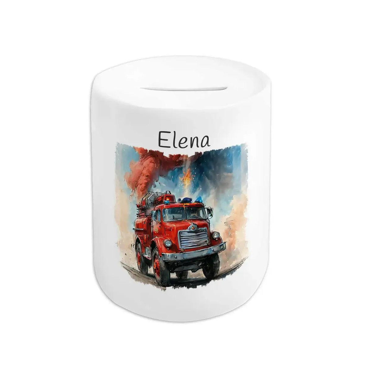 Spardose Kinder Feuerwehrhelden - Druckerino