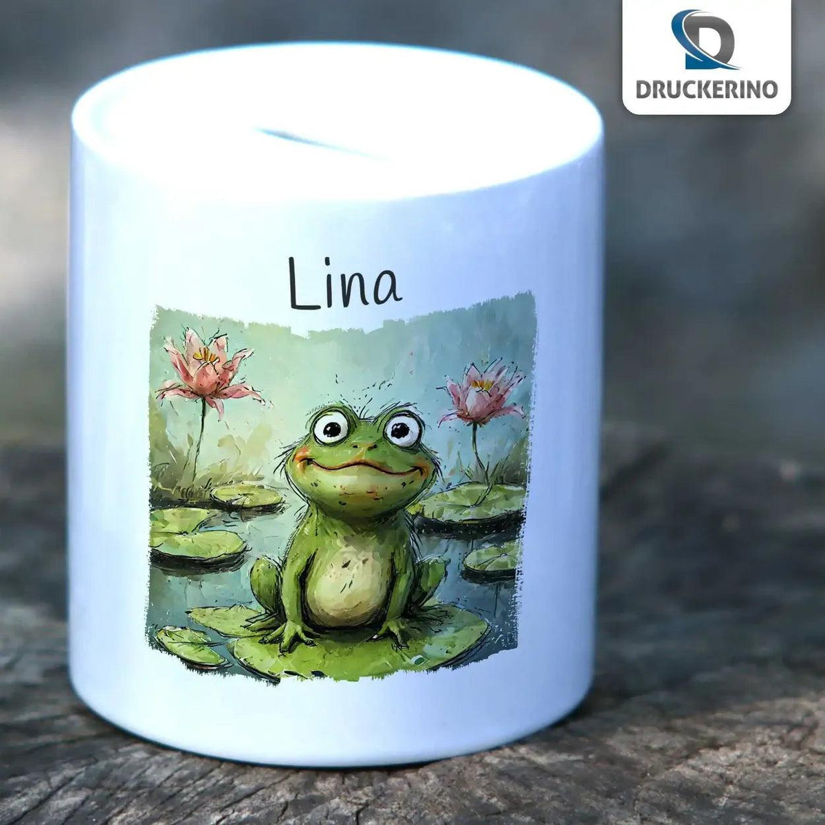 Spardose Kinder Froschkönig Abenteuer - Druckerino