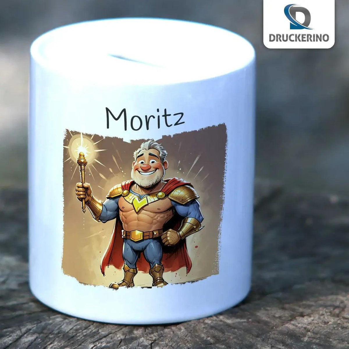 Spardose Kinder Heldenmutige Abenteuer - Druckerino