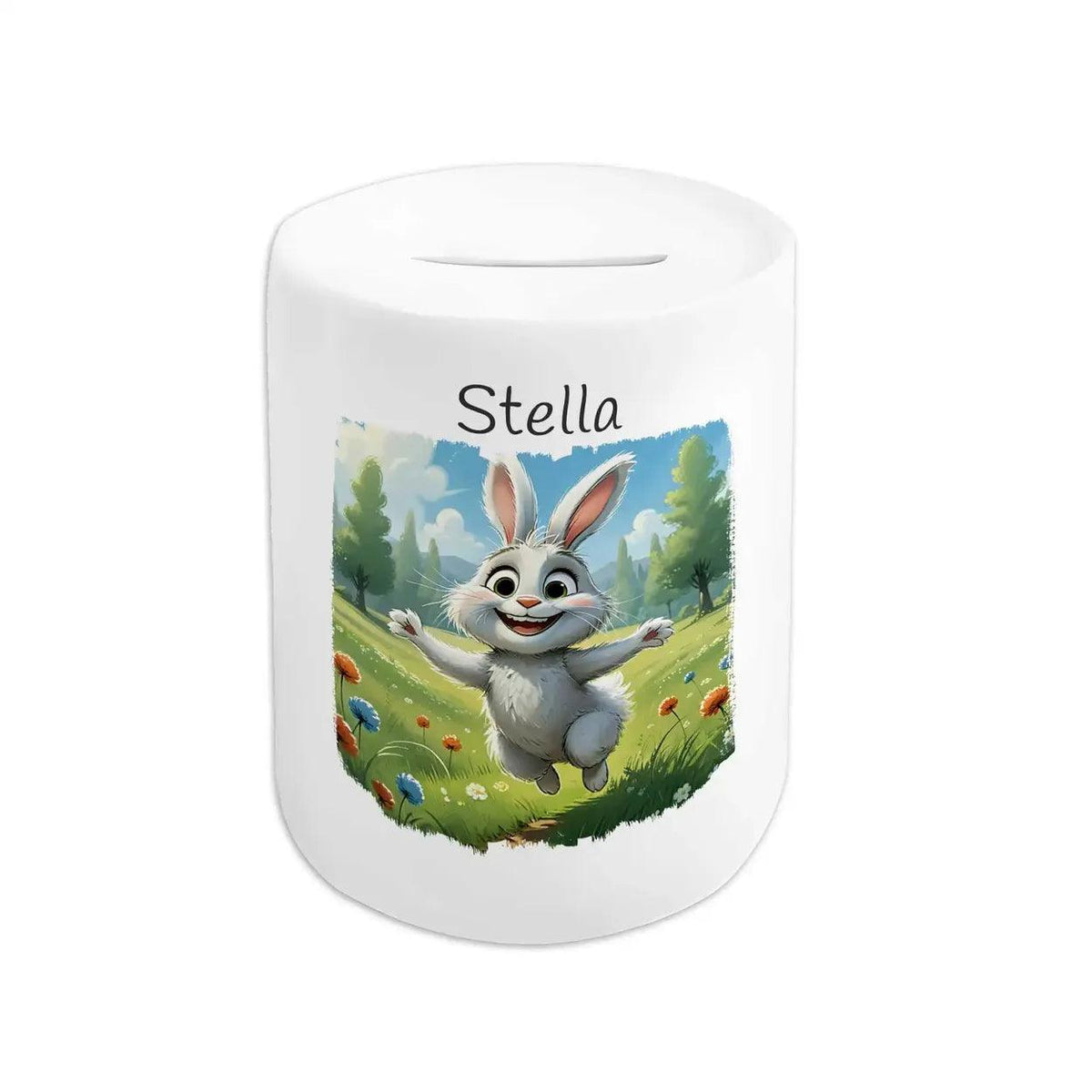 Spardose Kinder Hoppelnder Spar-Hase - Druckerino