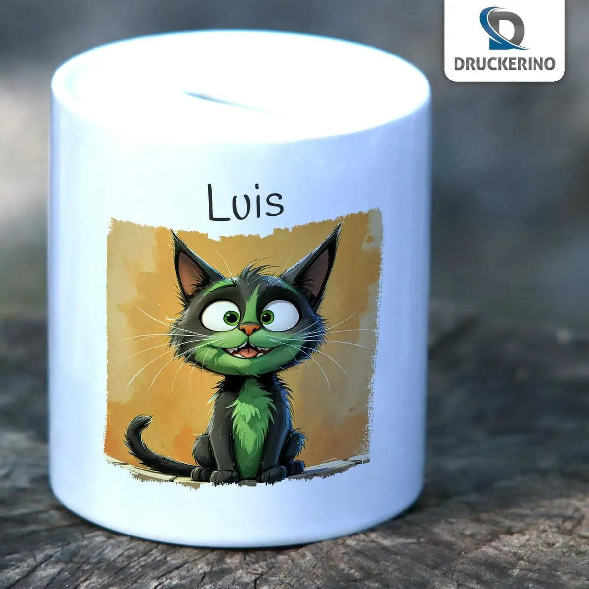 Spardose Kinder Kätzchen-Abenteuer - Druckerino