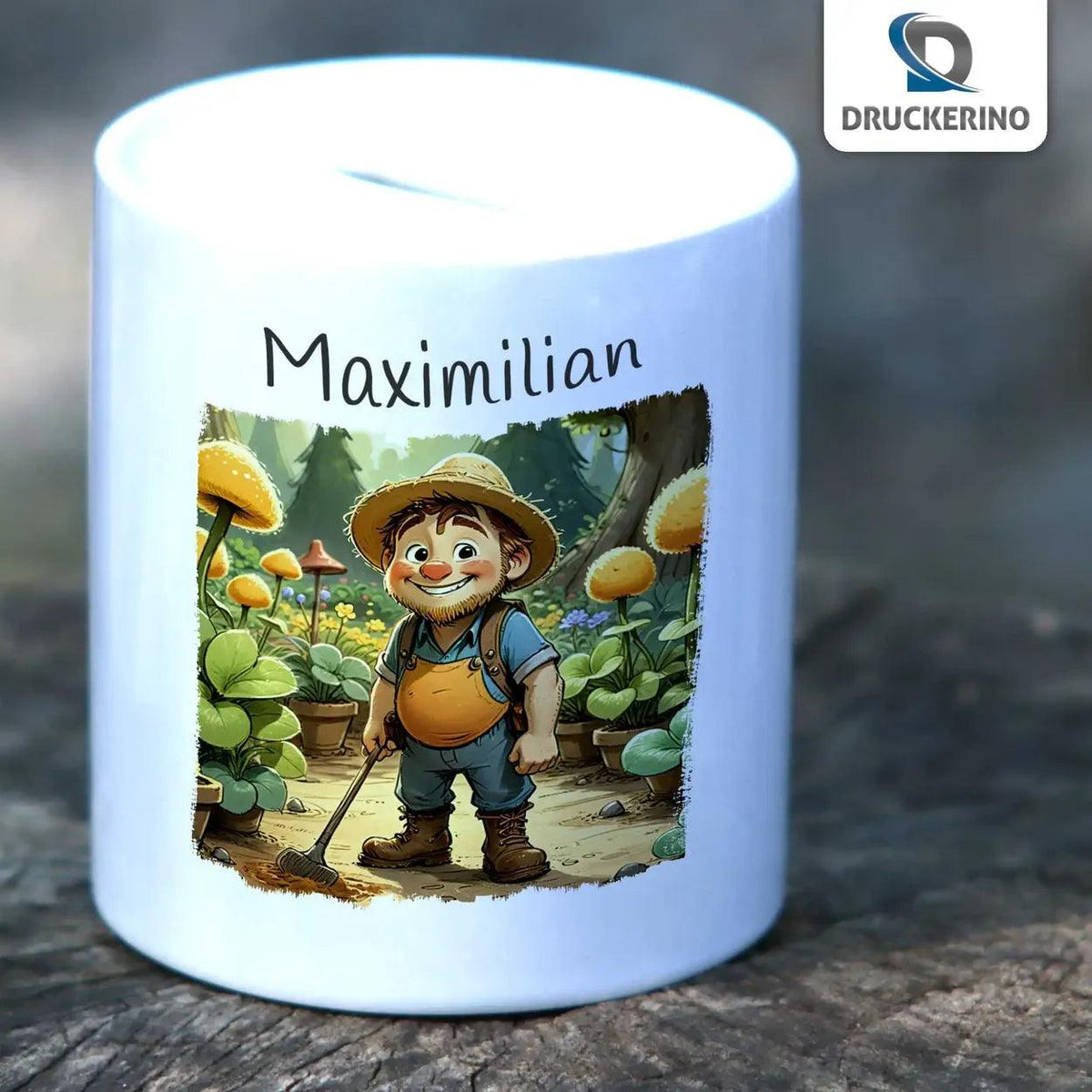 Spardose Kinder kleiner Gärtner - Druckerino