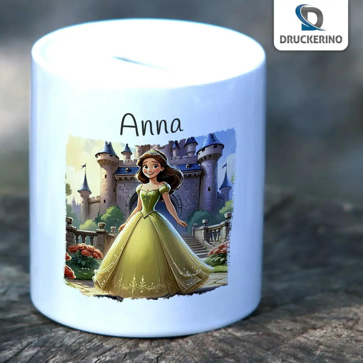 Spardose Kinder Märchenprinzessin - Druckerino