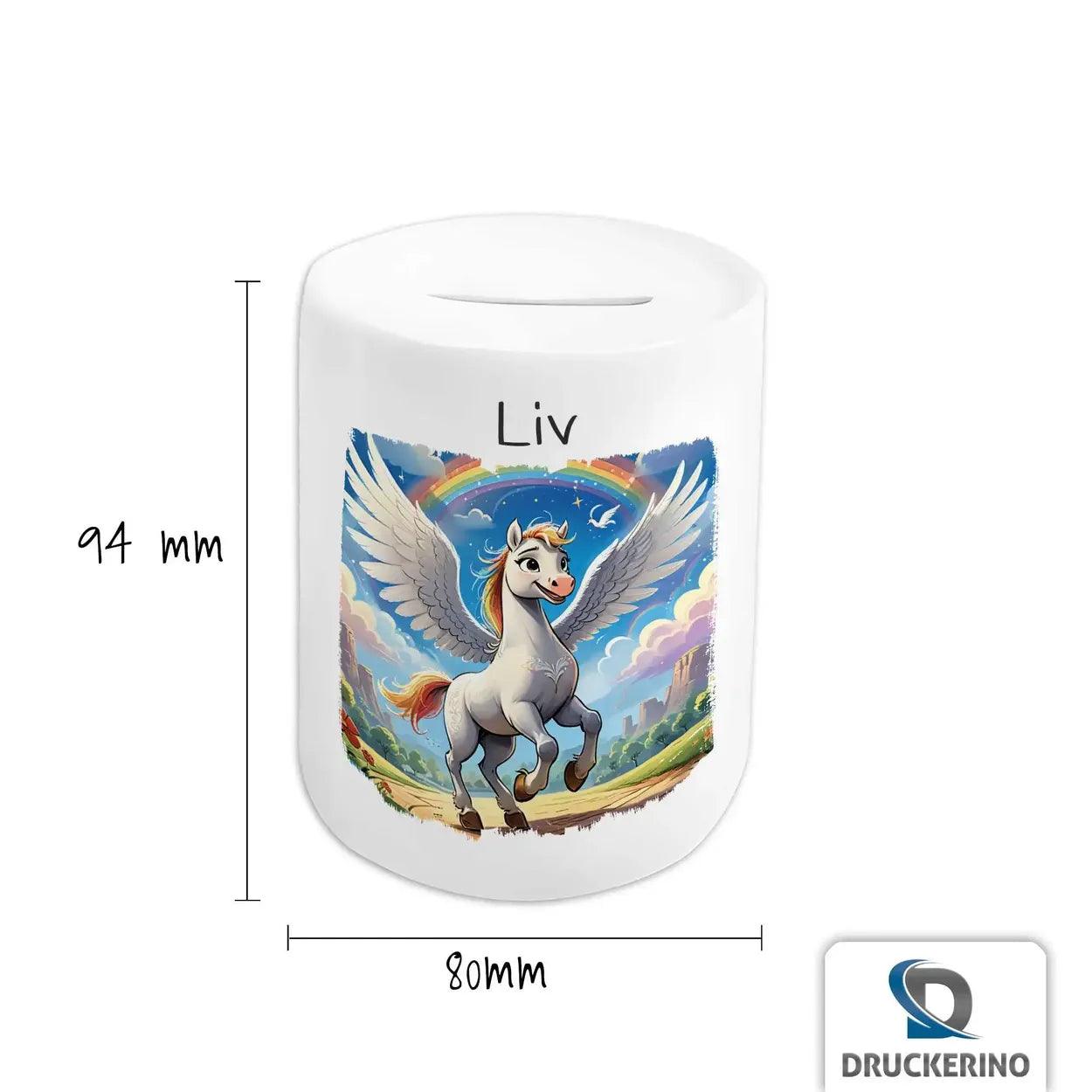 Spardose Kinder Pegasus - Druckerino