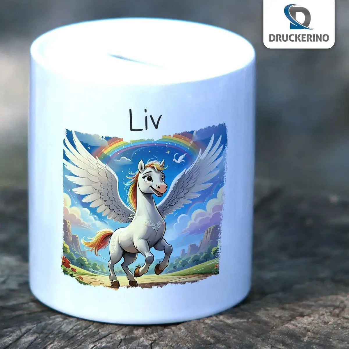 Spardose Kinder Pegasus - Druckerino