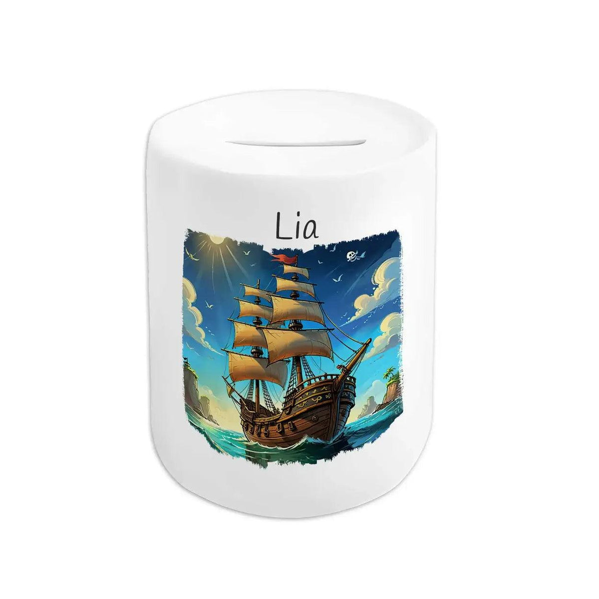 Spardose Kinder Seefahrer Abenteuer - Druckerino