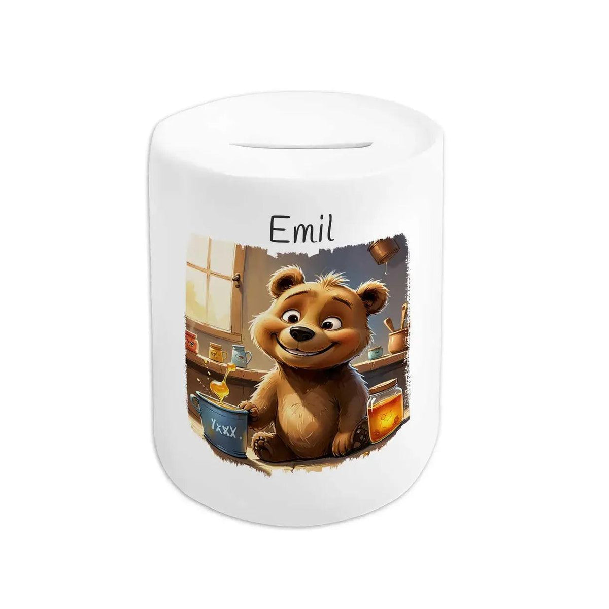 Spardose Kinder süßer Bär - Druckerino