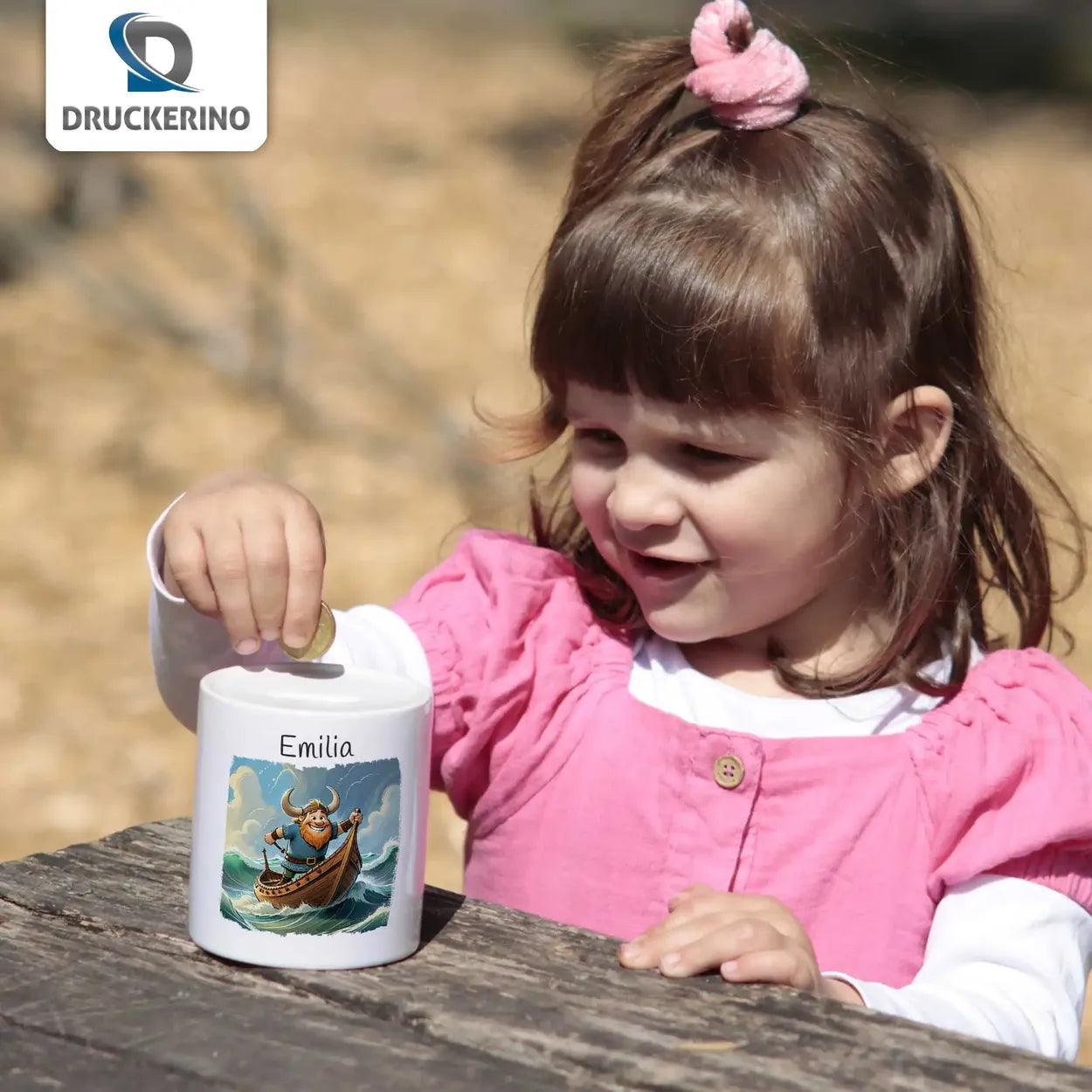 Spardose Kinder Wikinger - Druckerino