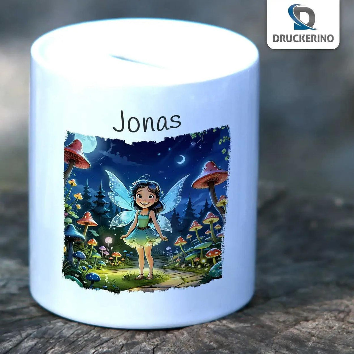 Spardose Kinder Zauber Fee - Druckerino