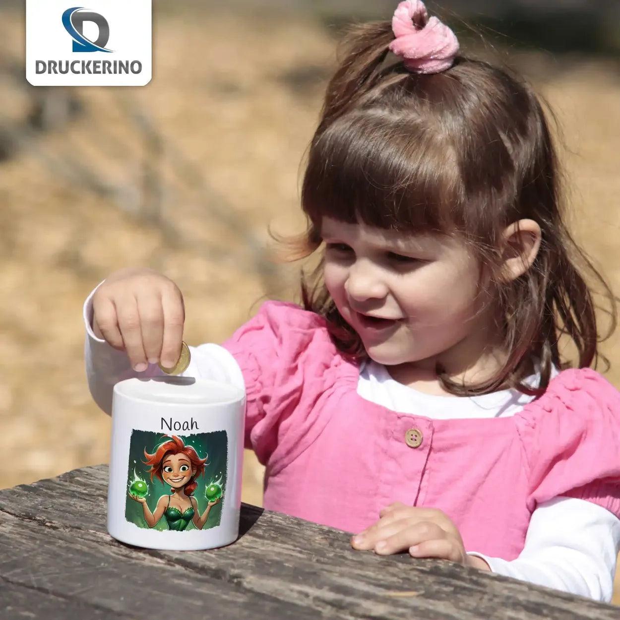 Spardose Kinder Zauberfee - Druckerino