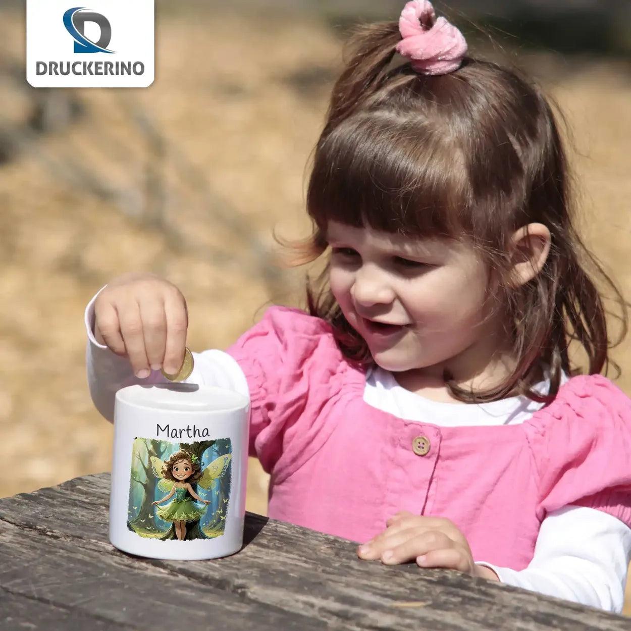 Spardose Kinder Zauberfee - Druckerino