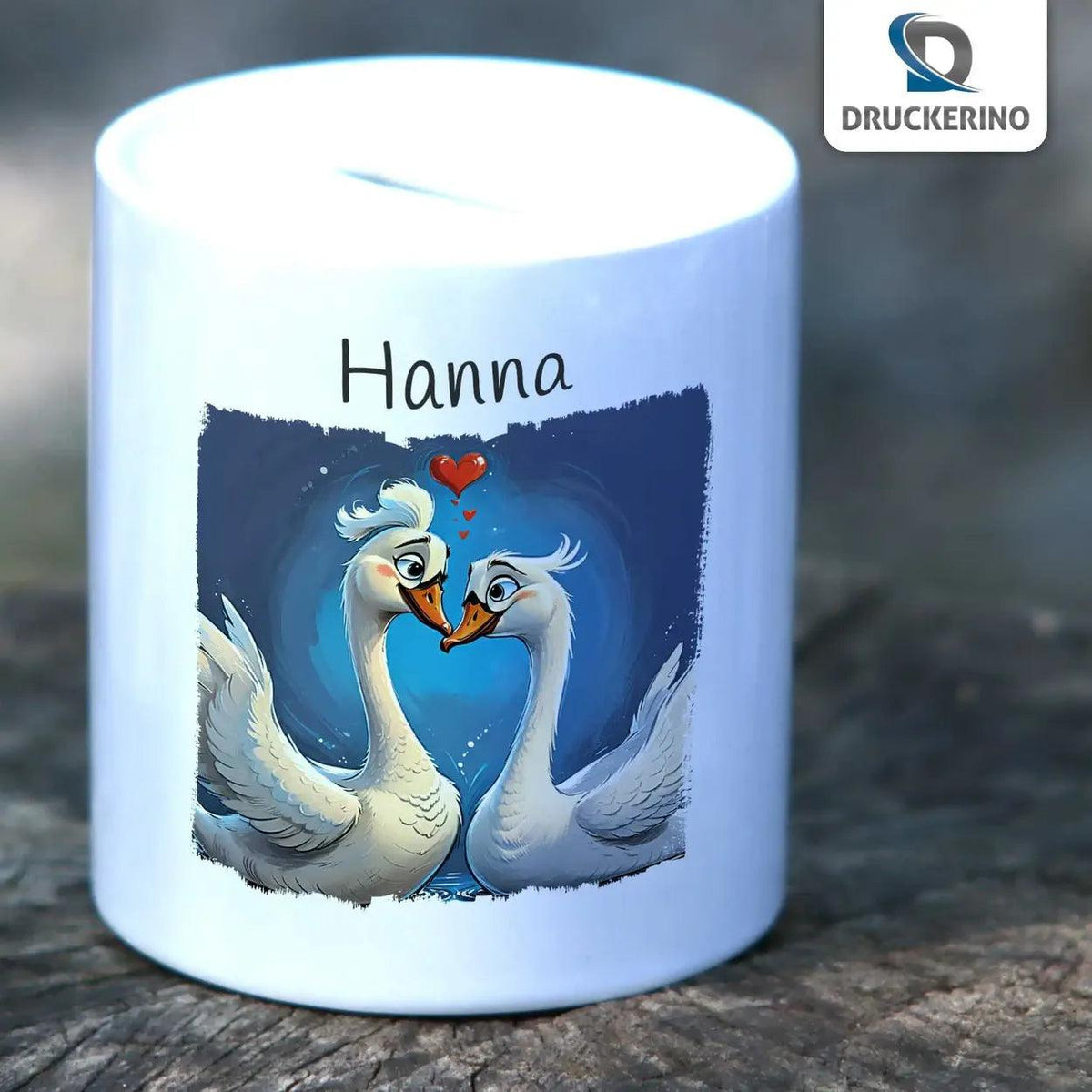 Spardose Kinder Zauberhafter Schwanensee - Druckerino