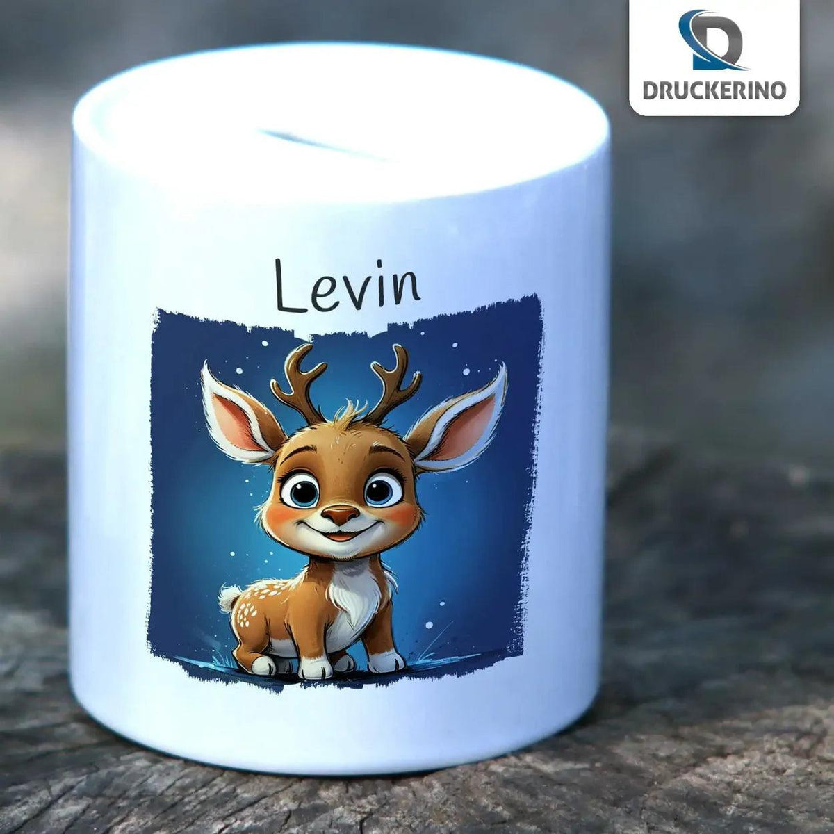 Spardose Kinder Zauberhirschlein - Druckerino