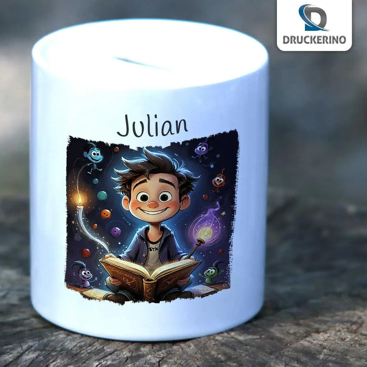 Spardose Kinder Zauberlehrling - Druckerino