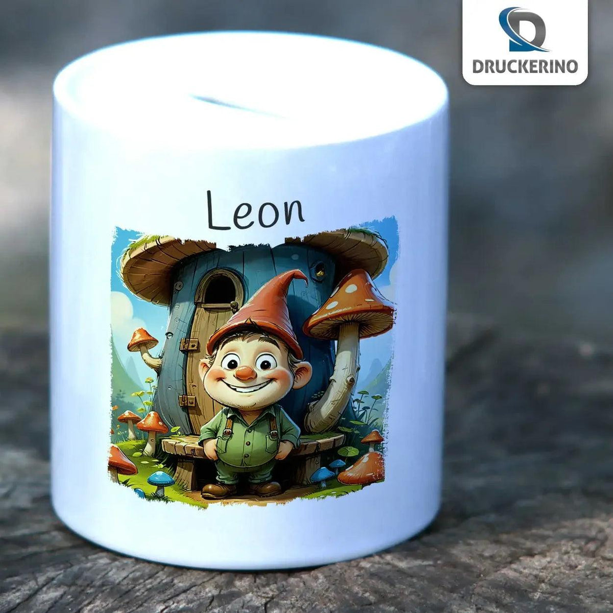 Spardose Kinder Zwerg - Druckerino