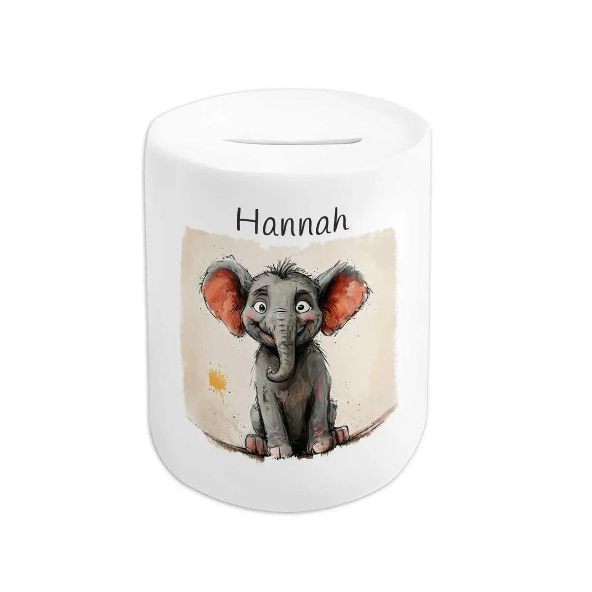 Spardose personalisiert Elefant - Druckerino