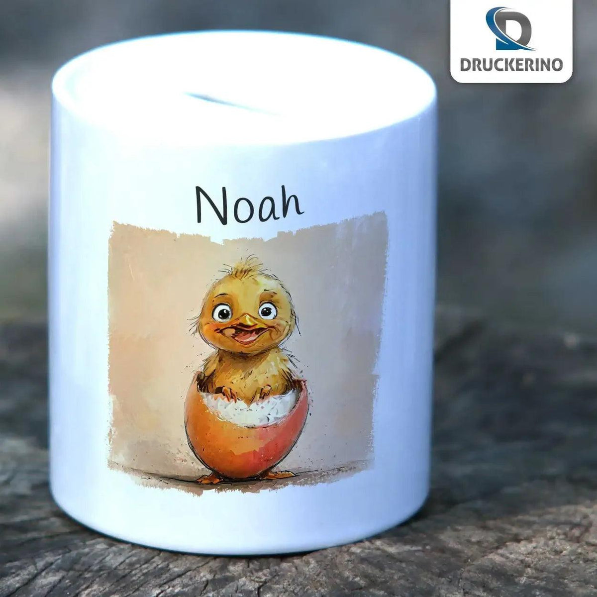 Spardose personalisiert Kükenschlupf - Druckerino