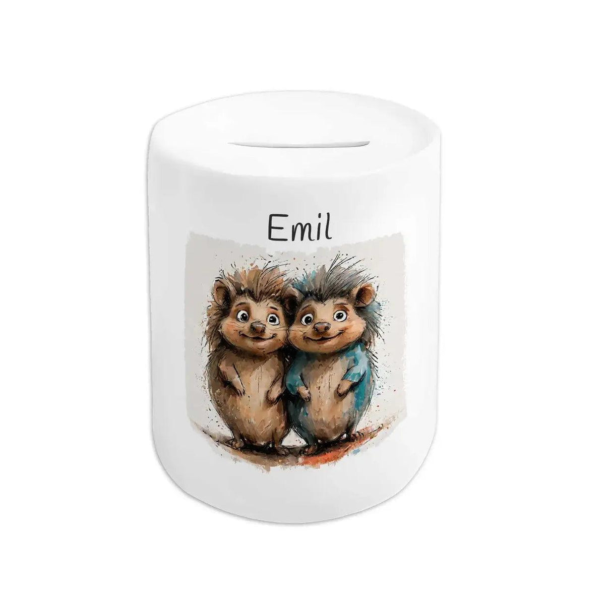 Spardose personalisiert Stachelige Freunde - Druckerino