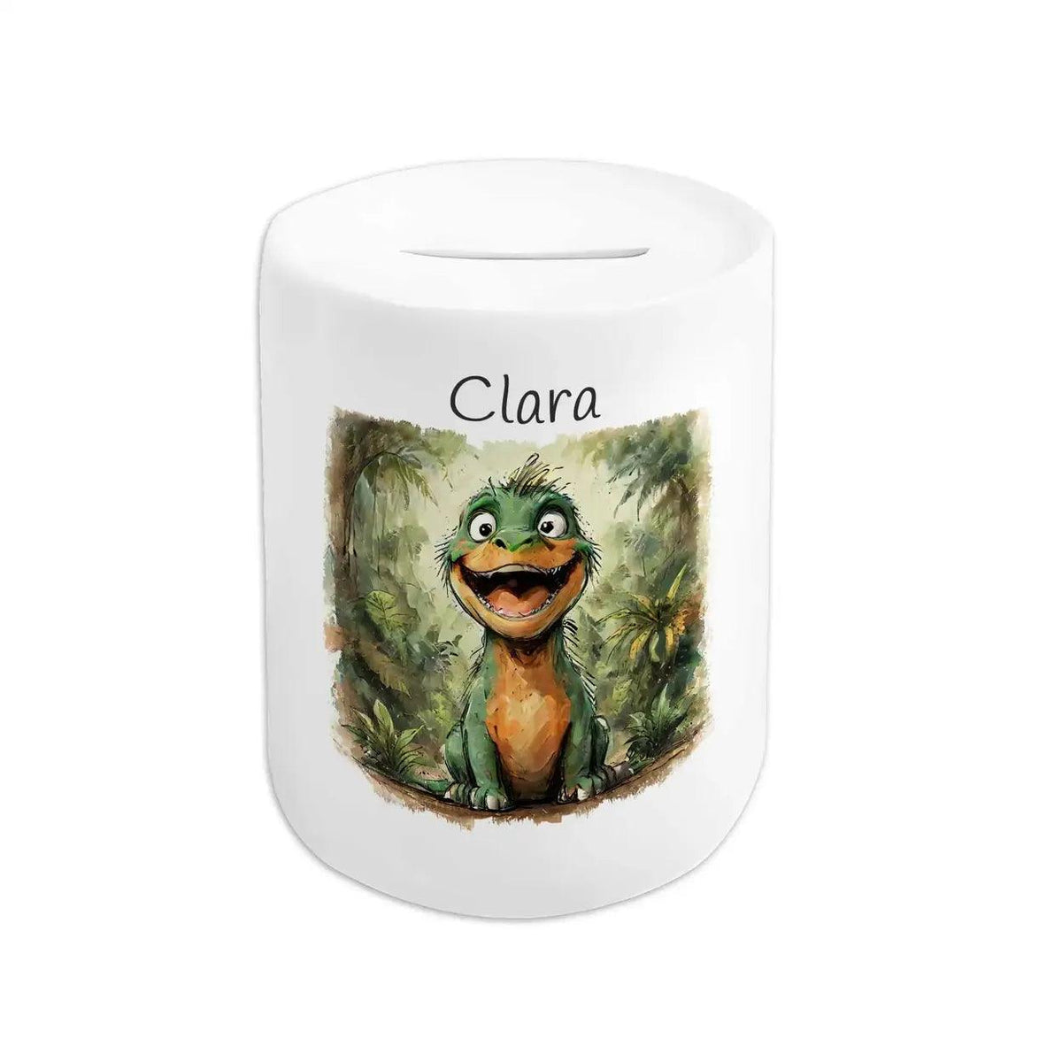 Spardose personalisiert Waldgeflüster Krokodil - Druckerino