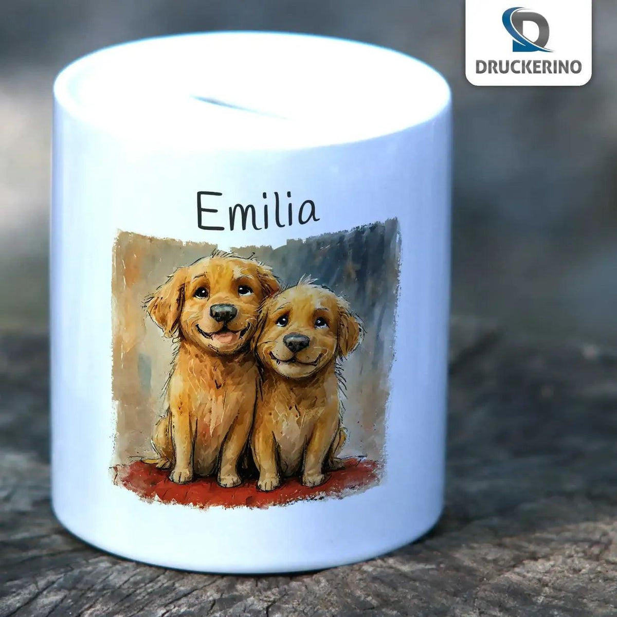 Spardose personalisiert Weltenentdecker - Druckerino