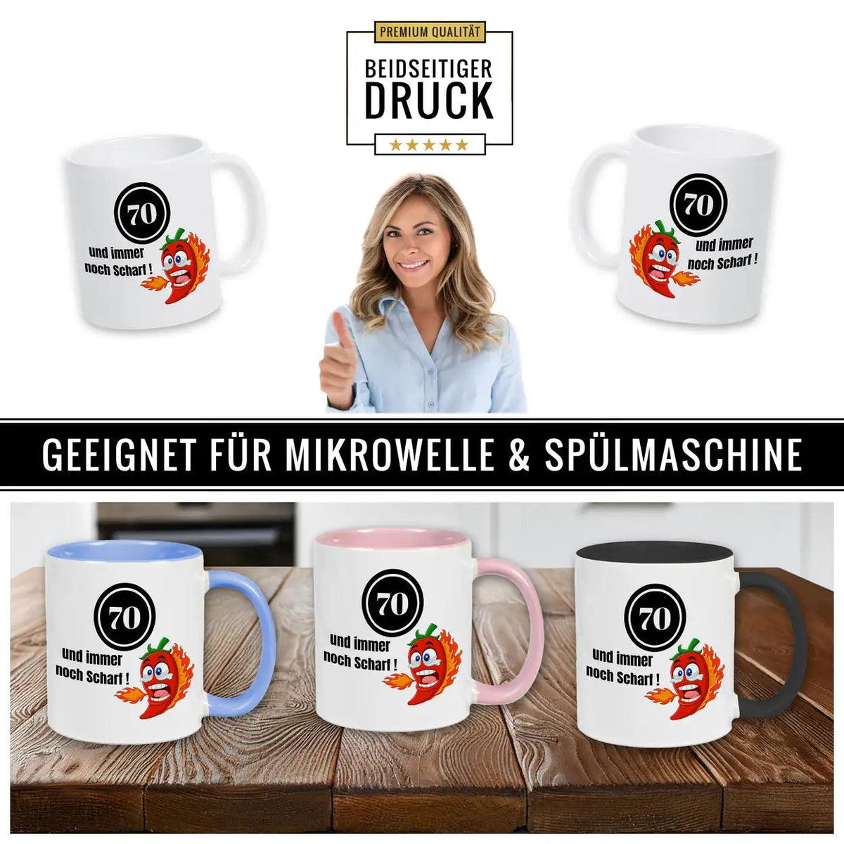 Tasse 70 und immer noch Scharf! - Druckerino