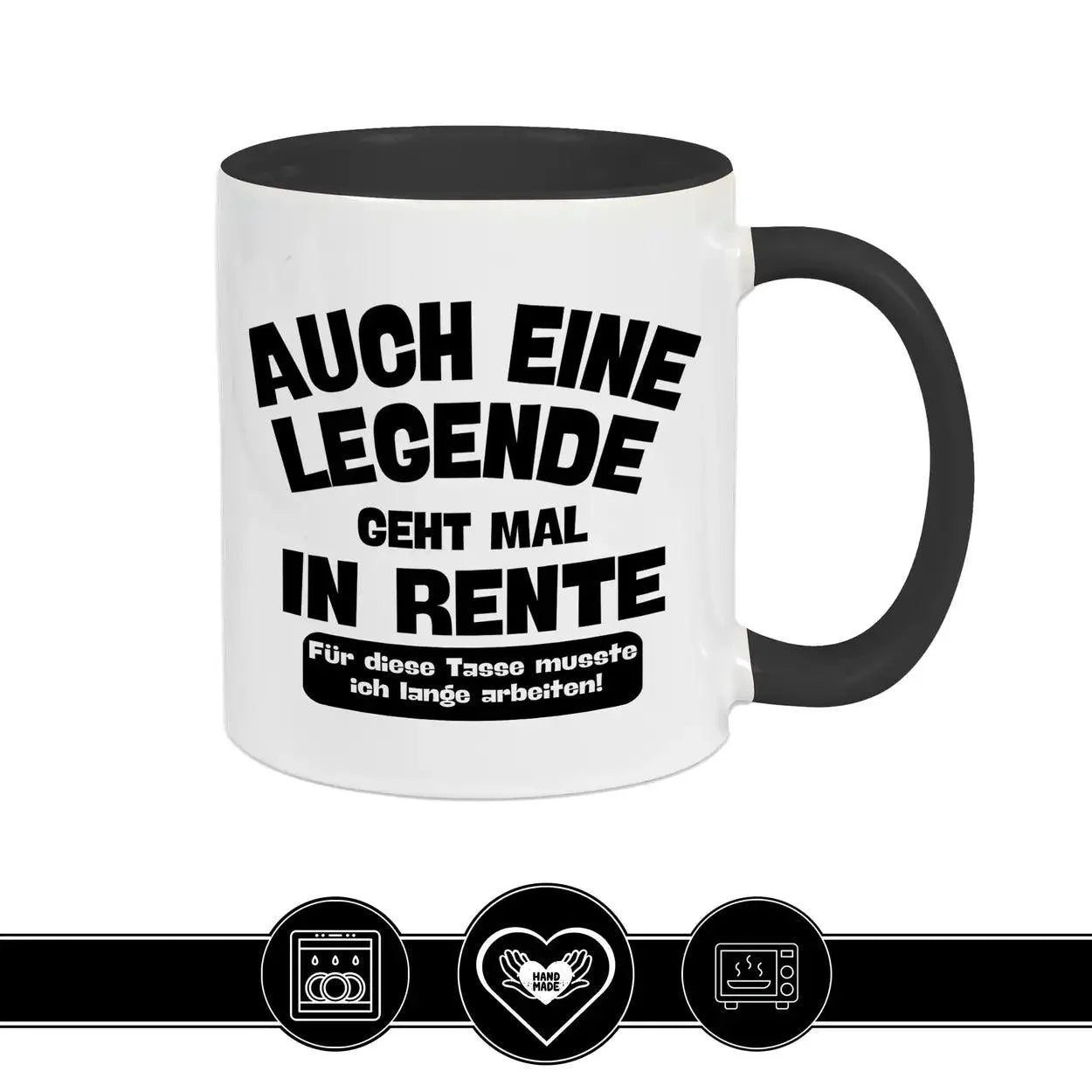 Tasse Auch eine Legende geht mal in Rente - Druckerino