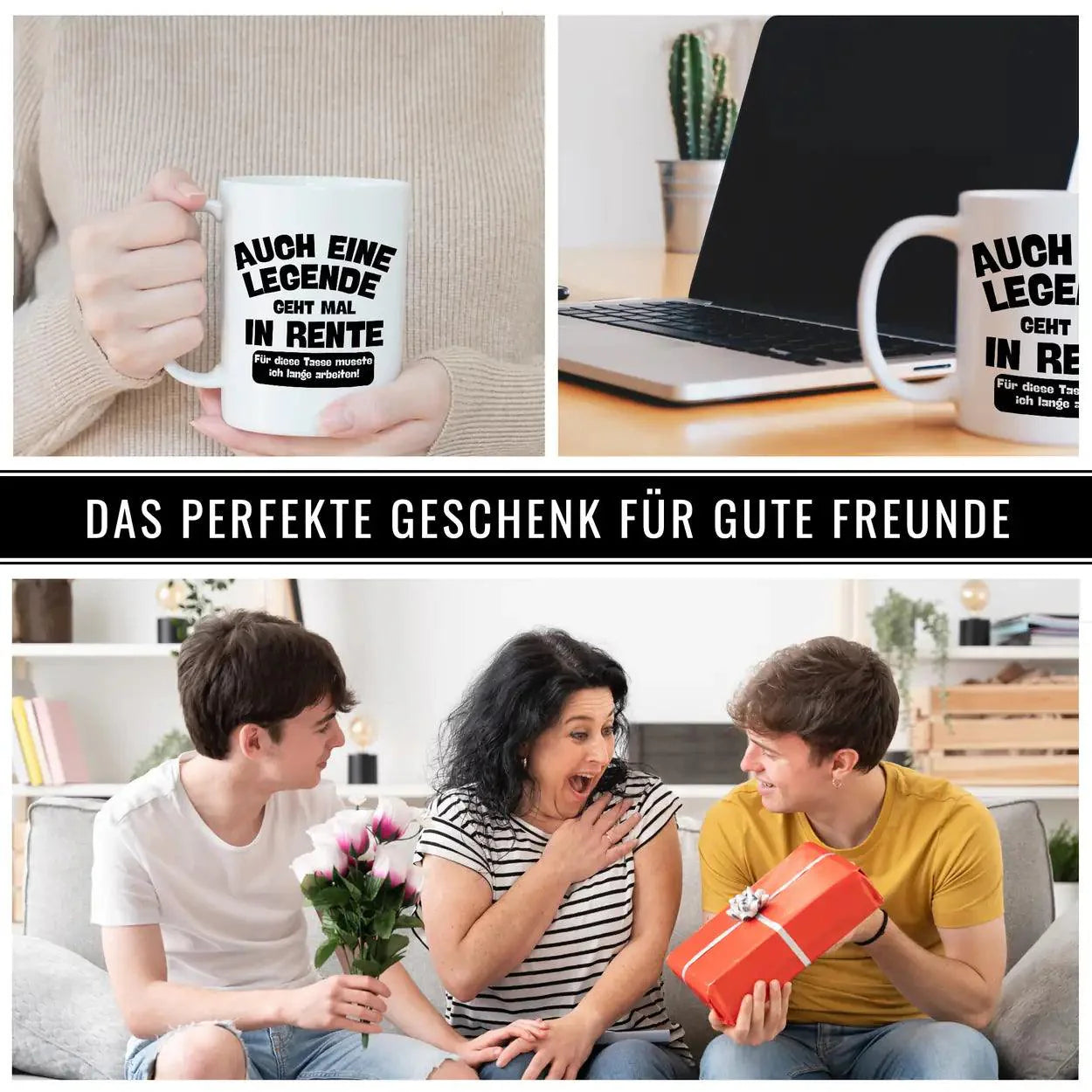 Tasse Auch eine Legende geht mal in Rente - Druckerino