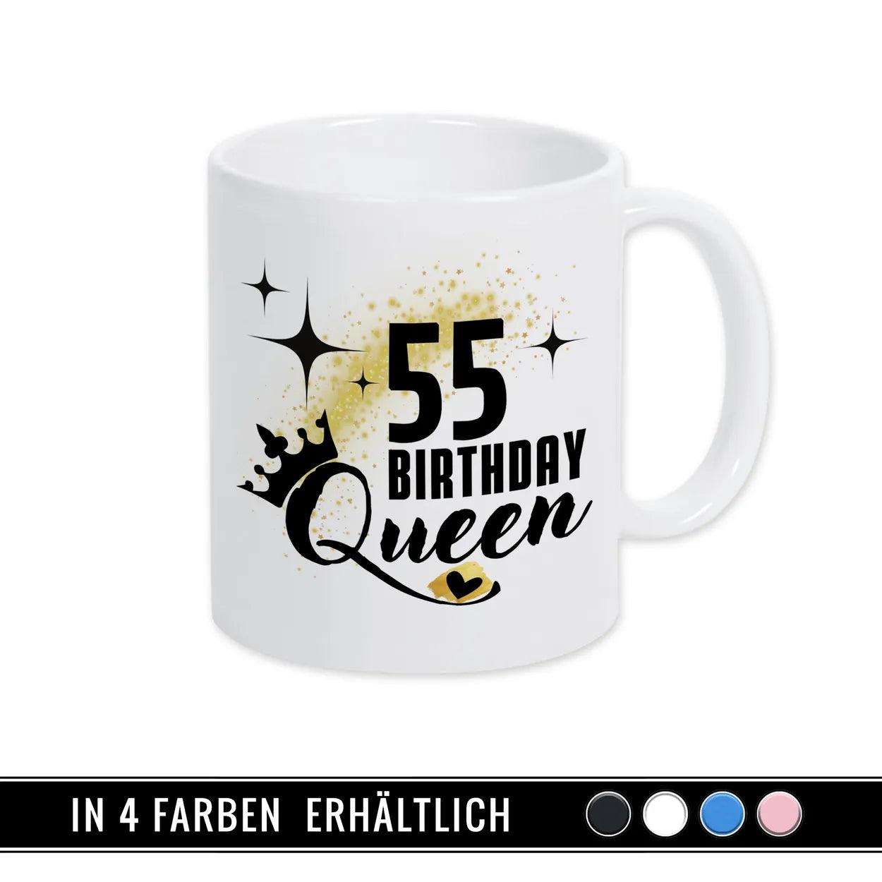 Tasse Birthday Queen 55 - Druckerino
