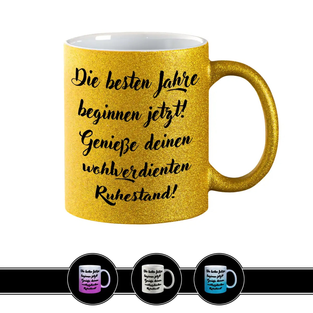 Tasse Die besten Jahre beginnen jetzt! - Druckerino