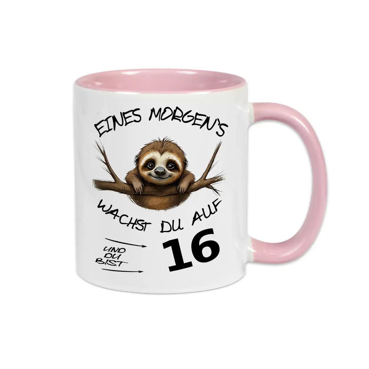 Tasse Eines Morgens wachst Du auf und bist 16 - Druckerino