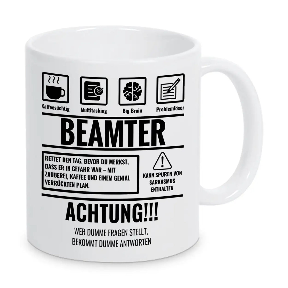 Tasse Sarkasmus Beamter - Druckerino
