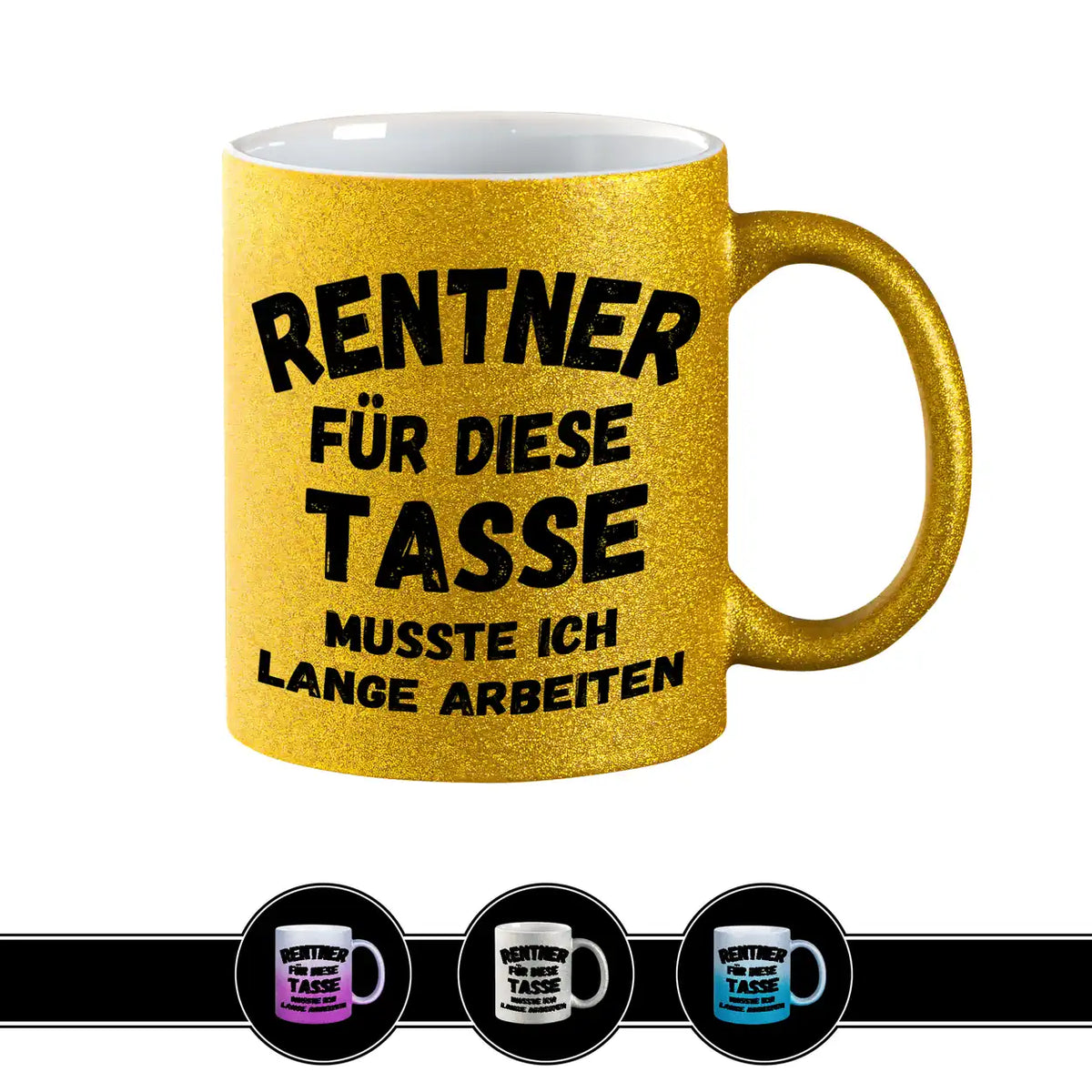 Tasse Für diese Tasse musste ich lange arbeiten - Druckerino