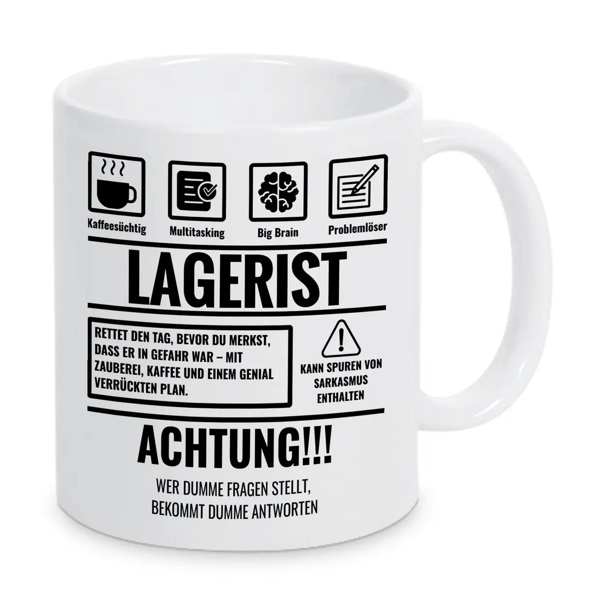 Tasse Sarkasmus Lagerist - Druckerino