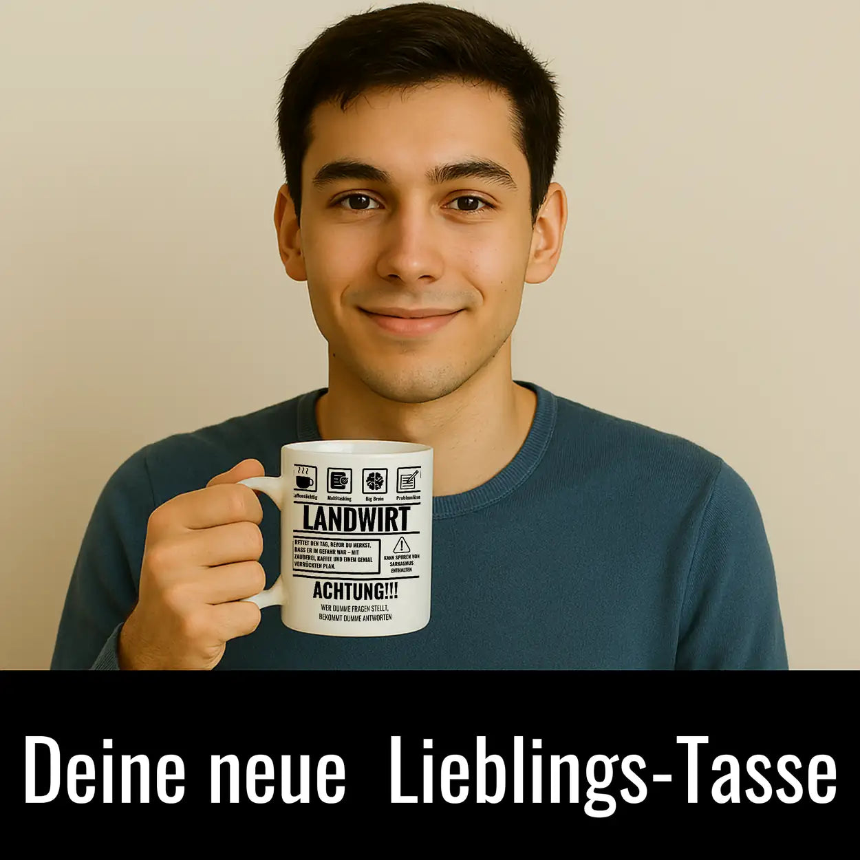 Tasse Sarkasmus Landwirt - Druckerino