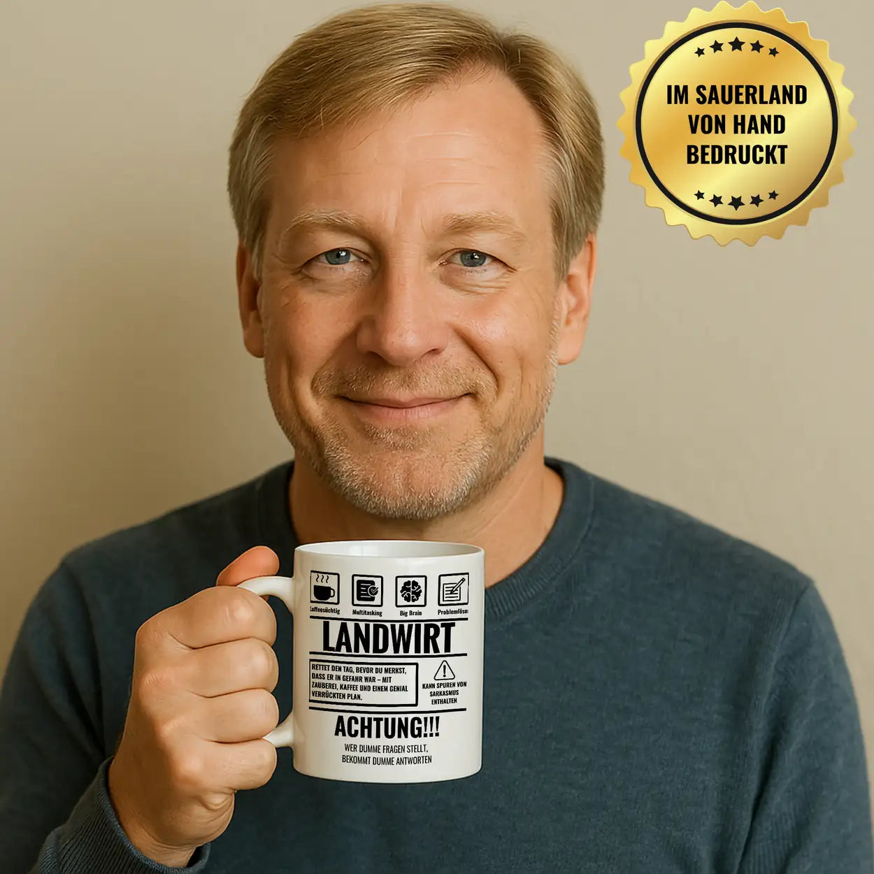 Tasse Sarkasmus Landwirt - Druckerino