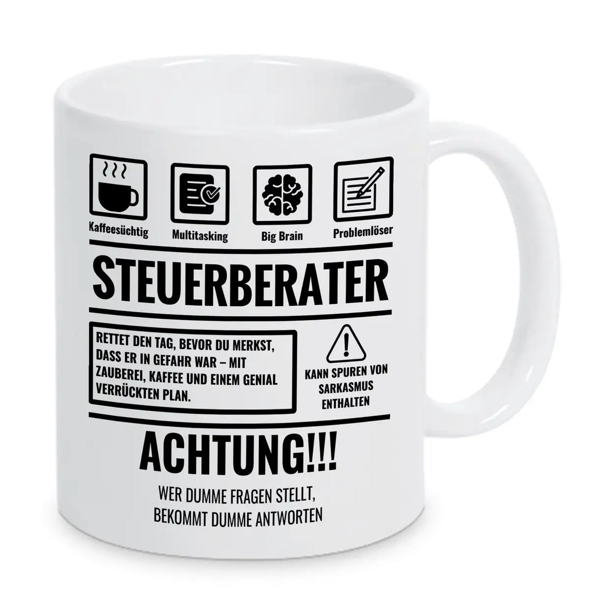 Tasse Sarkasmus Steuerberater - Druckerino