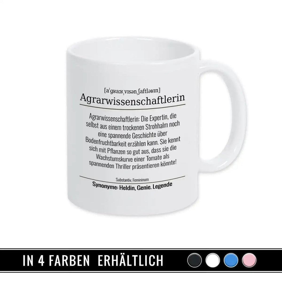 Tasse für Agrarwissenschaftlerin - Druckerino
