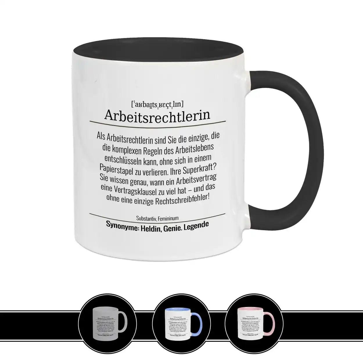 Tasse für Arbeitsrechtlerin - Druckerino